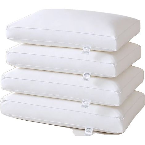 Dreidimensionales Kissen, 100 % Baumwolle, Daunenfüllung, 4 Kissen (1/2)