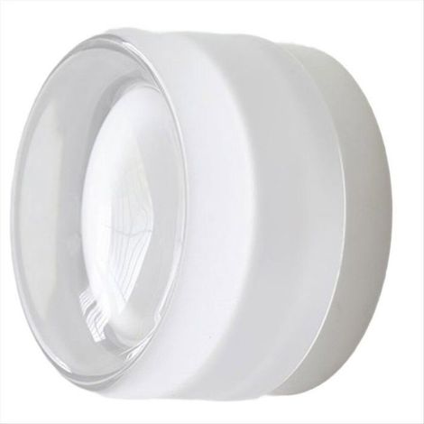 1 Applique murale LED, verre transparent, alliage d'aluminium, 5W, 3000K, pour chambre, salon, salle de bain (1/5)