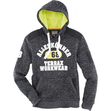 Sweat à capuche en tricot Taille S citron vert
