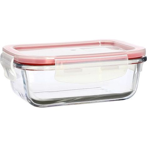 Boîte hermétique rectangulaire en verre 370ml, CLÉMENTINE (1/5)