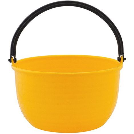 Panier agricole Ecoplast 16 lt en polye'thyle'ne avec poigne'e pivotante en plastique couleurs assorties seau raisins tomates
