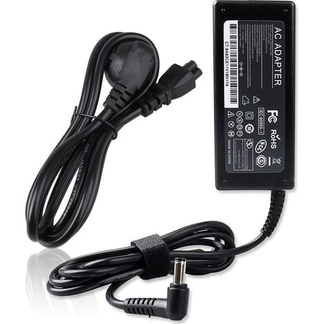 Adaptateur secteur 65 W 19V 3,42 A pour ordinateur Portable Compatible avec Toshiba Satellite C50 C55 C655 C675 C850 C855 C855D C875 P50 L50 L55 L55D L75 L300 L305 A100 A105 A200 A305 P200 P750 (1/5)