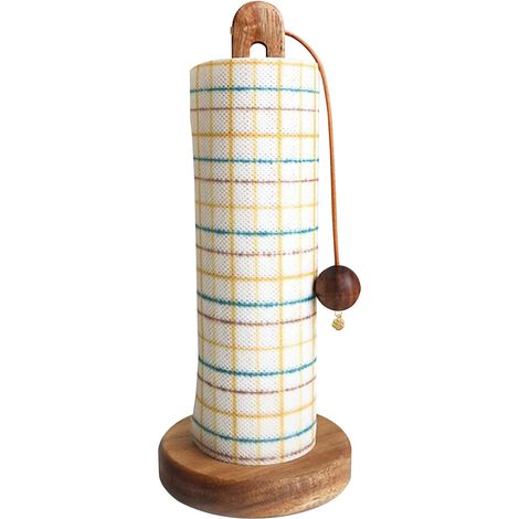 Porte-Essuie-Tout en Bois pour Plan De Travail Support (1/5)