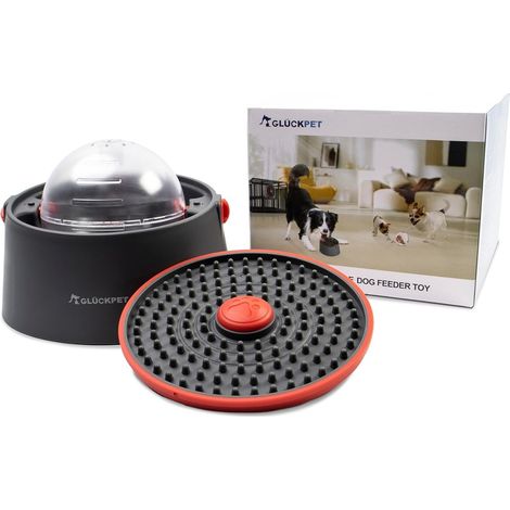 Glückpet 3-in-1 interaktiver Anti-Schling-Hundefutterautomat