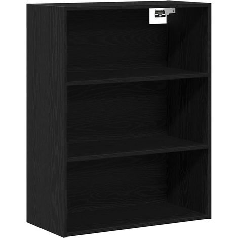 Maison Exclusive - Armario de pared colgante Roble Negro 69,5 x 3 (1/5)