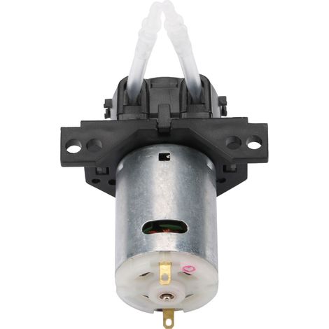 Pompe doseuse DIY à tube péristaltique pour analyse chimique en laboratoire d'aquarium (noir 12 V 24) (1/5)