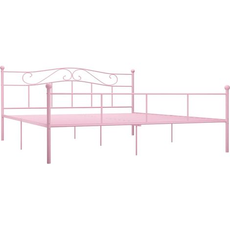 Maison Exclusive - Giroletto Rosa in Metallo 180x200 cm (1/5)