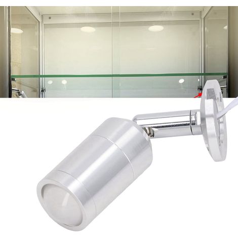 Éclairage LED pour vitrine, mini spot de surface, spot pour armoire à bijoux, plafonnier d'intérieur, lumière blanc chaud 3000K (1/5)