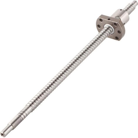SFU1204 300 mm Kugelgewindetrieb mit Kugelmutter, spielfrei, ohne seitliche Stützen
