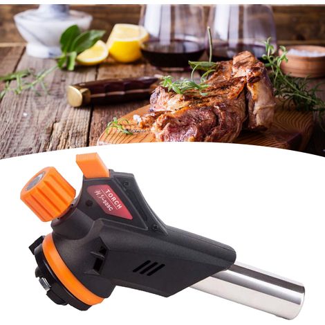 Lance-flammes portable pour le camping, chalumeau de soudage au carbone, pistolet à cartouche pour usage domestique (1/5)