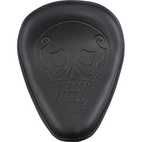 Modification de selle rétro Harley-Davidson Cruiser, sacoche de selle monoplace à ressort, ensemble de selle Ghost Head (1/5)