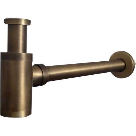 Mexen Geruchsverschluss für runde Waschbecken, Bronze antik - 79950-30 (1/2)