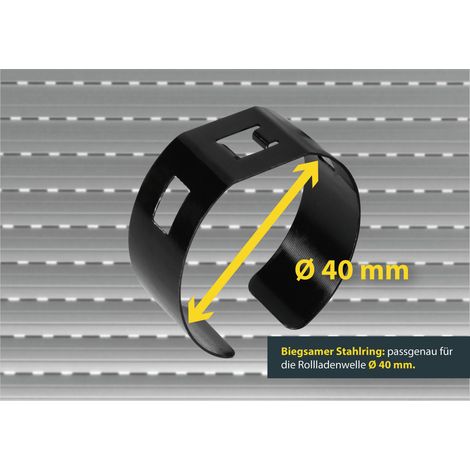 Schellenberg Einhängeklammern für Rollladen 3er-Set (1/2)