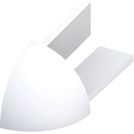 alfer Außenecken PVC glatt brillantweiß Profil (1/2)