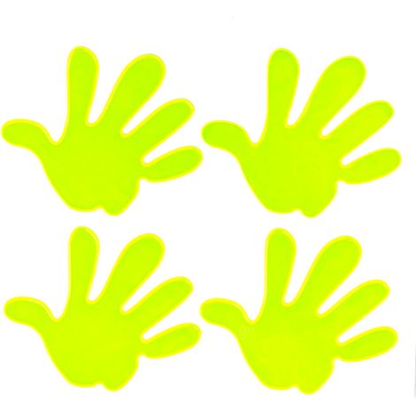 Adesivi di avvertimento fluorescenti e riflettenti per le zampe dei bambini amio-03942 (1/3)