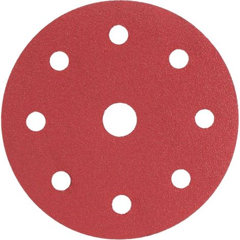 Disque abrasif - Radix - Pro - Velcro 125 mm - P100 - 9 trous (50 pcs) (1/2)