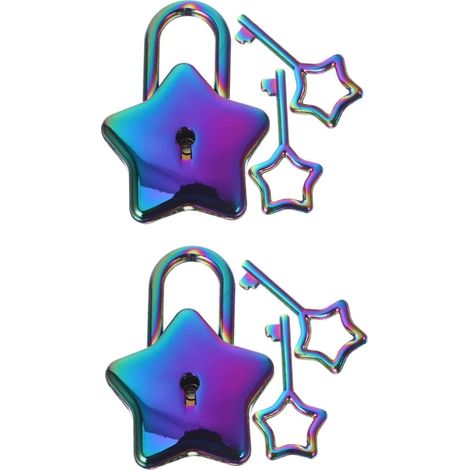 cadenas en forme d étoile avec clé pour la protection (1/5)