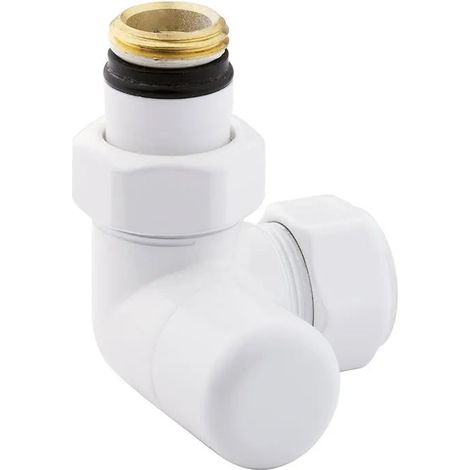 Arteclima - Detentore Termo Angolare 1/2" - Colore: Total White - Versione: Sinistra