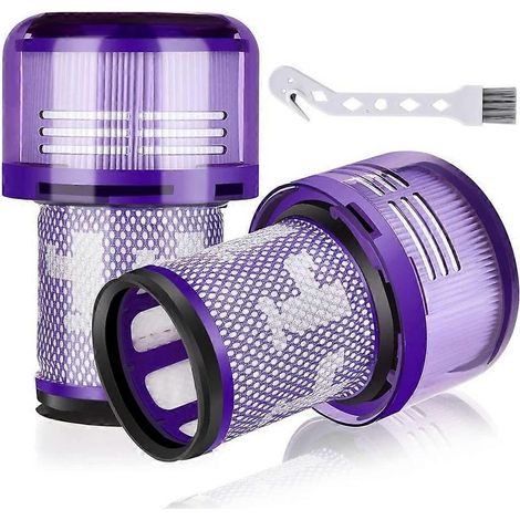 Lot de 2 filtres de rechange pour aspirateur sans fil V12 Detect Slim, équivalent à la pièce n° 971517-01