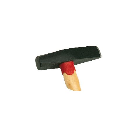 Tranche à froid courbée 3,3 cm – Tête en acier carbone C45E forgée et trempée 54 HRC – Manche en hickory résistant et ergonomique – Outil de coupe et burinage précis (1/4)