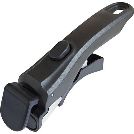 Poignée amovible (noire), poignée de batterie de cuisine amovible, poignée de casserole universelle, pince de rechange, durable et résistante à la chaleur. (1/3)