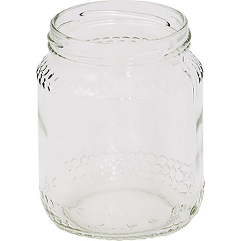 VASO VETRO 'BOCCACCIO' PER ALIMENTI TIPO 'MIELE' 780 ml - imbocc. Ø 82 mm- 12 pezzi  - Senza Marca