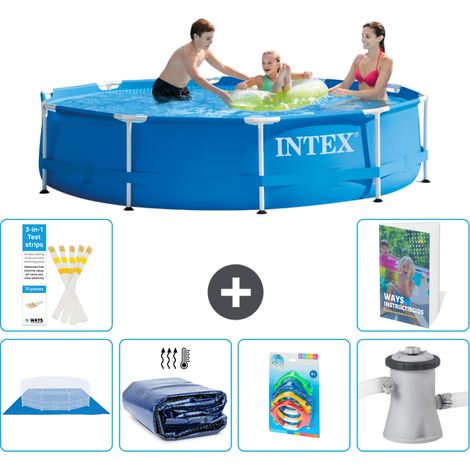 Frame Pool Rund - 305x76 cm - 7-teilig S46