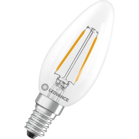 Ledvance LED Classic B 25 Filament, 1.8W, E14, 2700K, 4099854466298 (1/3)