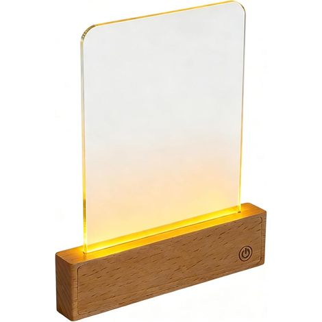 Lampe de Lecture Plate Rechargeable Transparente à 3 (1/5)
