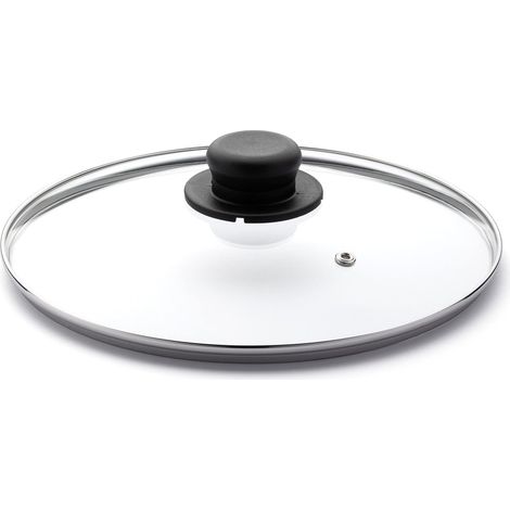 Coperchio per Pentole e Padelle in vetro bordo in Acciaio Zanetti 36 cm (1/4)