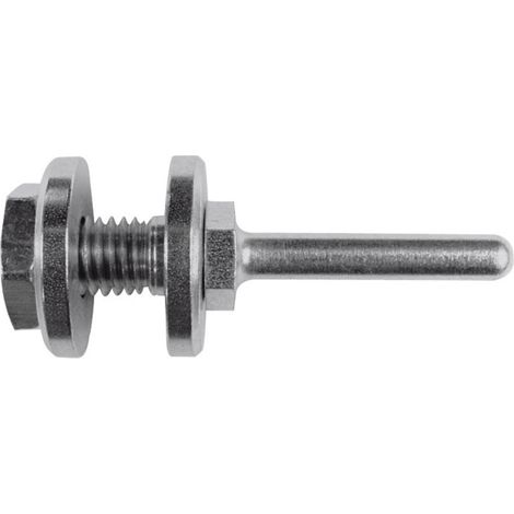TYROLIT Broche de serrage pour petits disques de tronçonnage, Pour ⌀ alésage : 6 mm