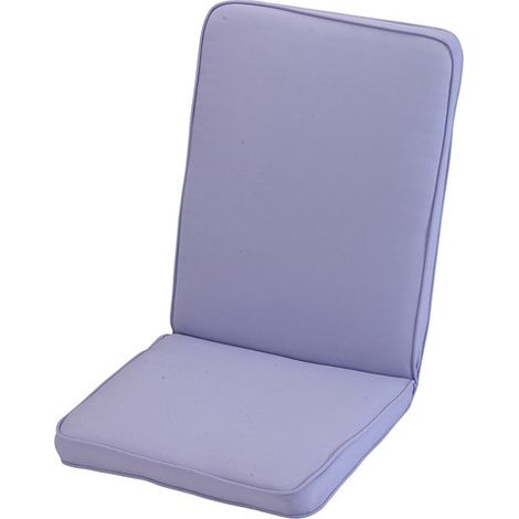 Heather Low Recliner Outdoor Garden Furniture Cushion - L96 x W42 x H4 cm - Purple