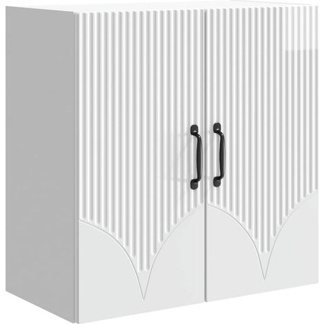 Armario de pared Blanco Brillante 59 x 31 x 60 cm vidaXL (1/5)