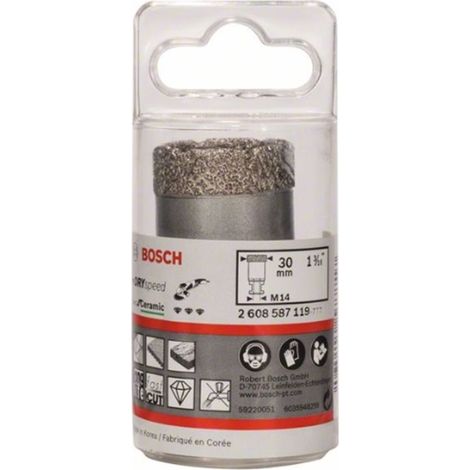 CORONA PORCELANICO SECO 6MM M-14 BOSCH DIAMETRO (mm) 30