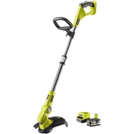 RYOBI - Coupe-bordures 18V - Ø coupe 25-30 cm - Ø fil 1 x 1,6 mm - tube télescopique - batterie 5,0 Ah & chargeur - RLT183250 (1/3)