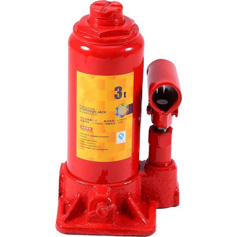 Cric Hydraulique 3T pour Véhicule - Outil de Réparation Auto avec Capacité de Levage Élevée (1/5)