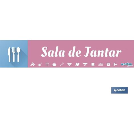 Signalétique magnétique 975 x 200 mm en PVC pour présentoirs et gondoles en portugais