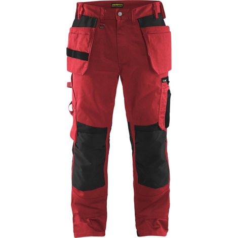 Pantalón de trabajo blaklader 1555 bolsillos reforzados stretch