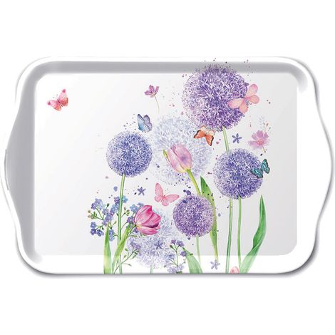 Petit plateau rectangulaire La Beauté des Fleurs