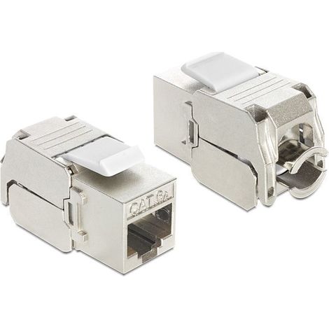 Keystone Modul RJ45 Buchse LSA Cat.6A, Keystone-Modul Verwendung: Embout von einem Netzwerkkabel an eine RJ-45-Buchse (1/3)