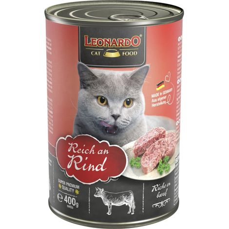 Leonardo Katzennassfutter Rind 400 g