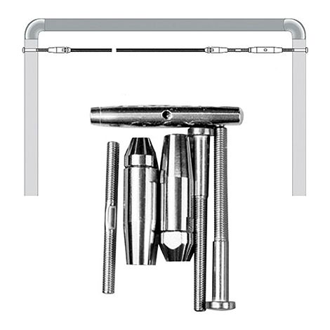 Kit pour montage câble droit entre tubes - Pour câble diamètre : 6 mm - ITAR (1/2)
