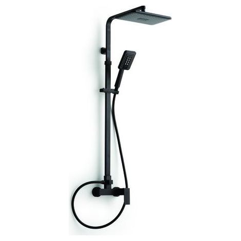 Colonna Doccia Meccanica Tamanaco Serie Black ANGELICA Soffione 23X19CM Nero - CD700175AN (1/2)