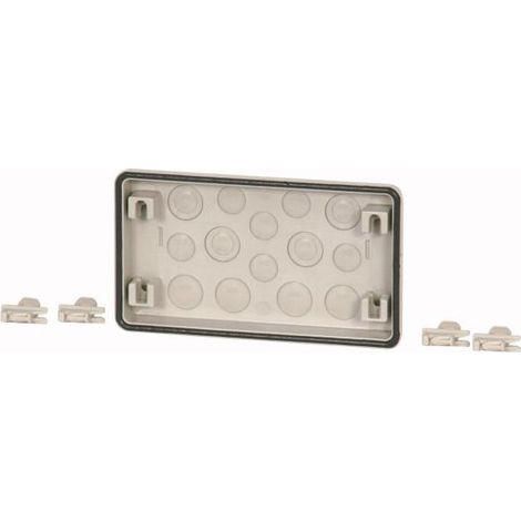 Flasque entrée défonçable 6x M20 4x M25 4x M25/16 HxLxP 116x250x23mm EATON FL3-2