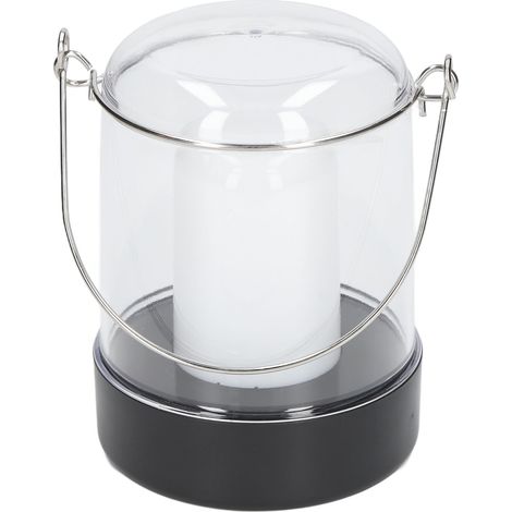 LED-Campingtaschenlampe mit 3 Modi, 360°-Leuchtweite, hell, wiederaufladbar, wasserdicht, tragbar, für Camping, mit Gartenhaken (1/5)