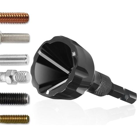 Outil de Chanfrein Externe Deburring Tool Outil d'Ébavurage de Chanfrein Externe à Tige Hexagonale Outils D'ébavurage 3 à 20 mm Ebavureur Réparer Les Vis Enlever de Bavure (1/4)