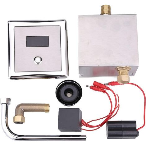 Automatic Sensor Toilet Flush Valves for Wall Mounted Urinal Toilet Bath Toilet Tap (1/5)