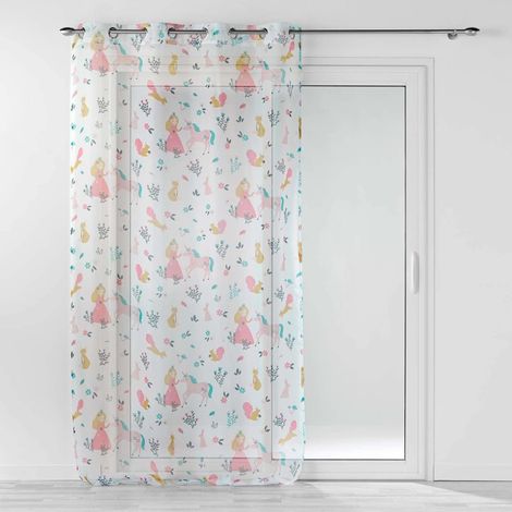 Gardine mit Ösen LICORNE, 140 x 240 cm