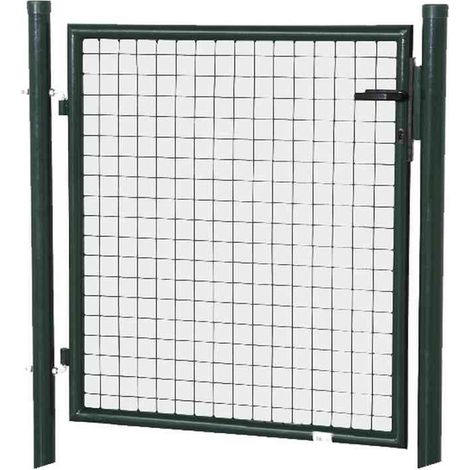 Universal-Gartentor 1000 x 1000 grün Aktion 50x50 RAL6005 Rundrohr