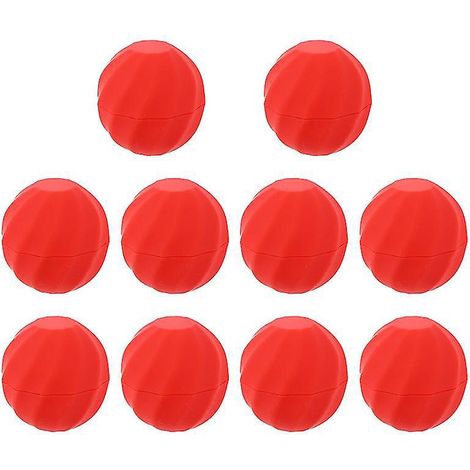 10 pots à baume à lèvres en plastique